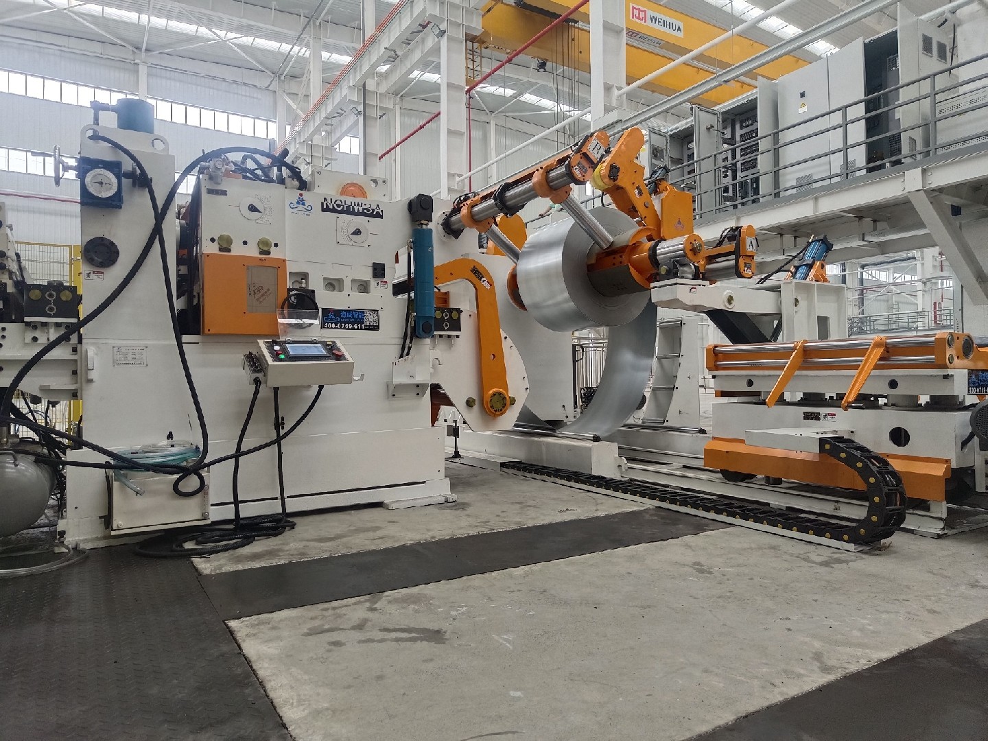 6.0mm高强钢开卷整平送料线